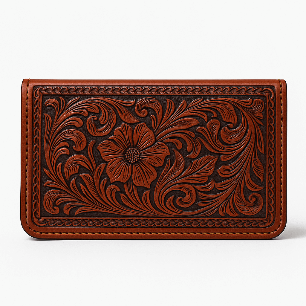 Carved Leather Purse 4