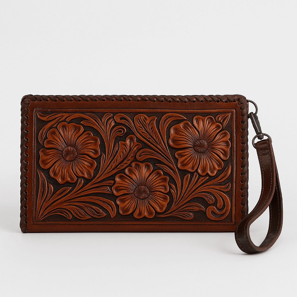 Carved Leather Purse 7