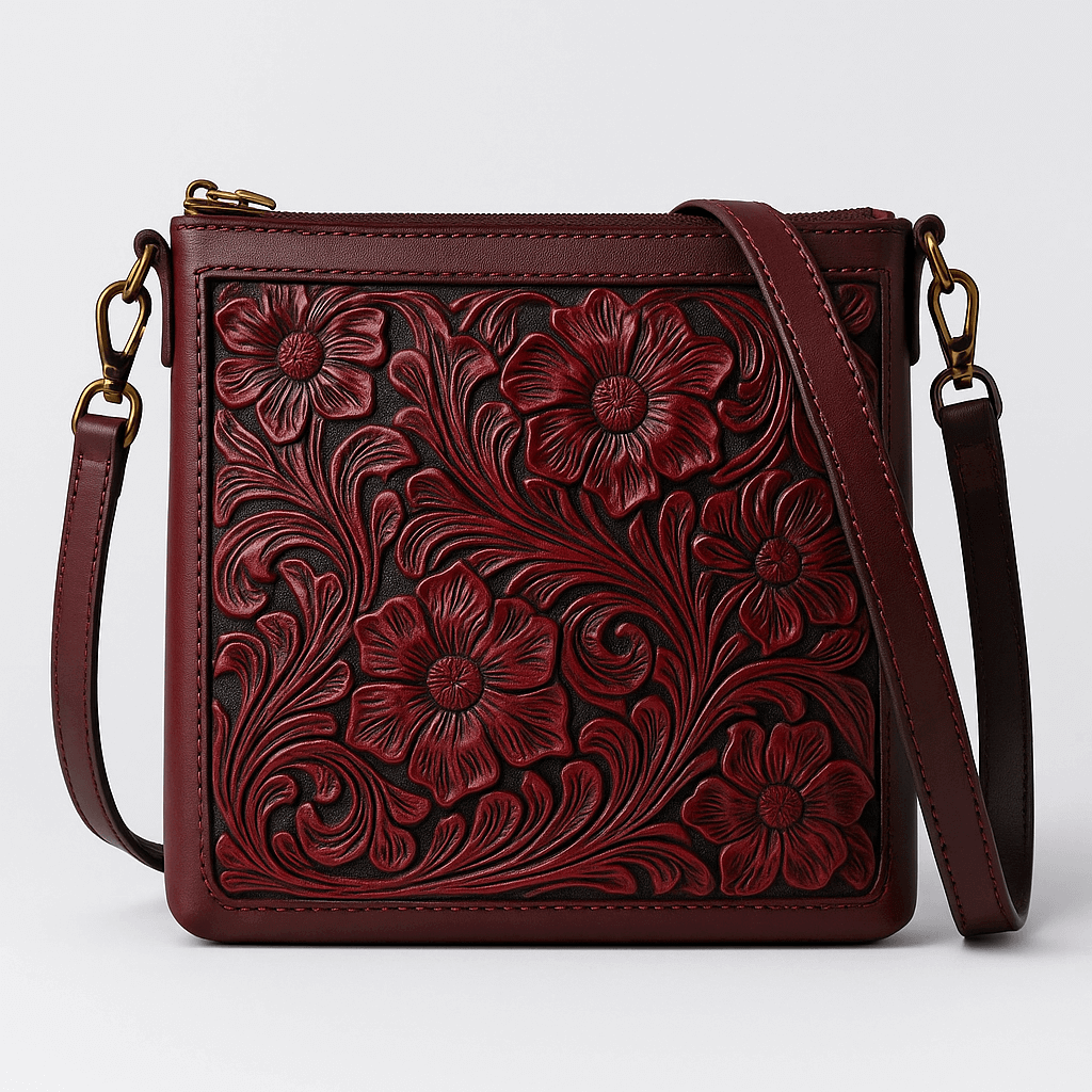Carved Leather Purse 8