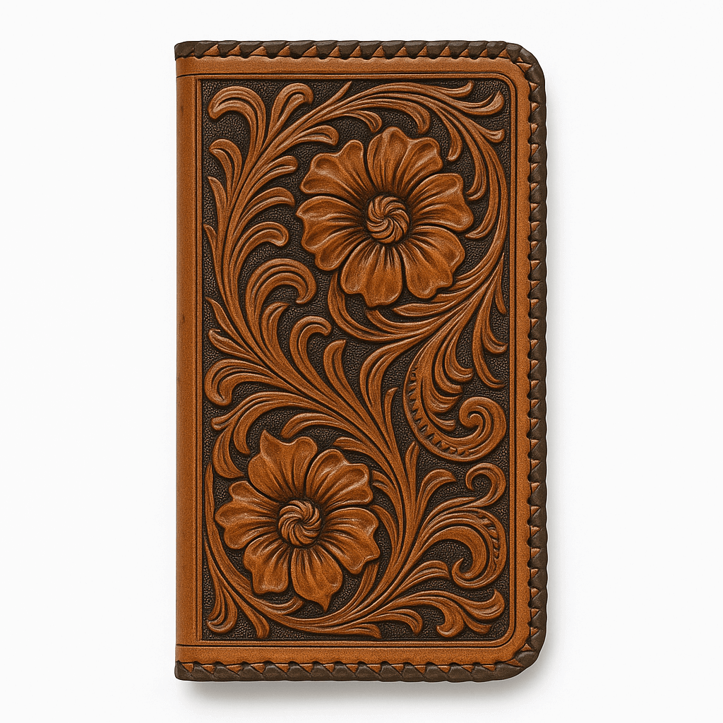 Carved Leather Wallet 3
