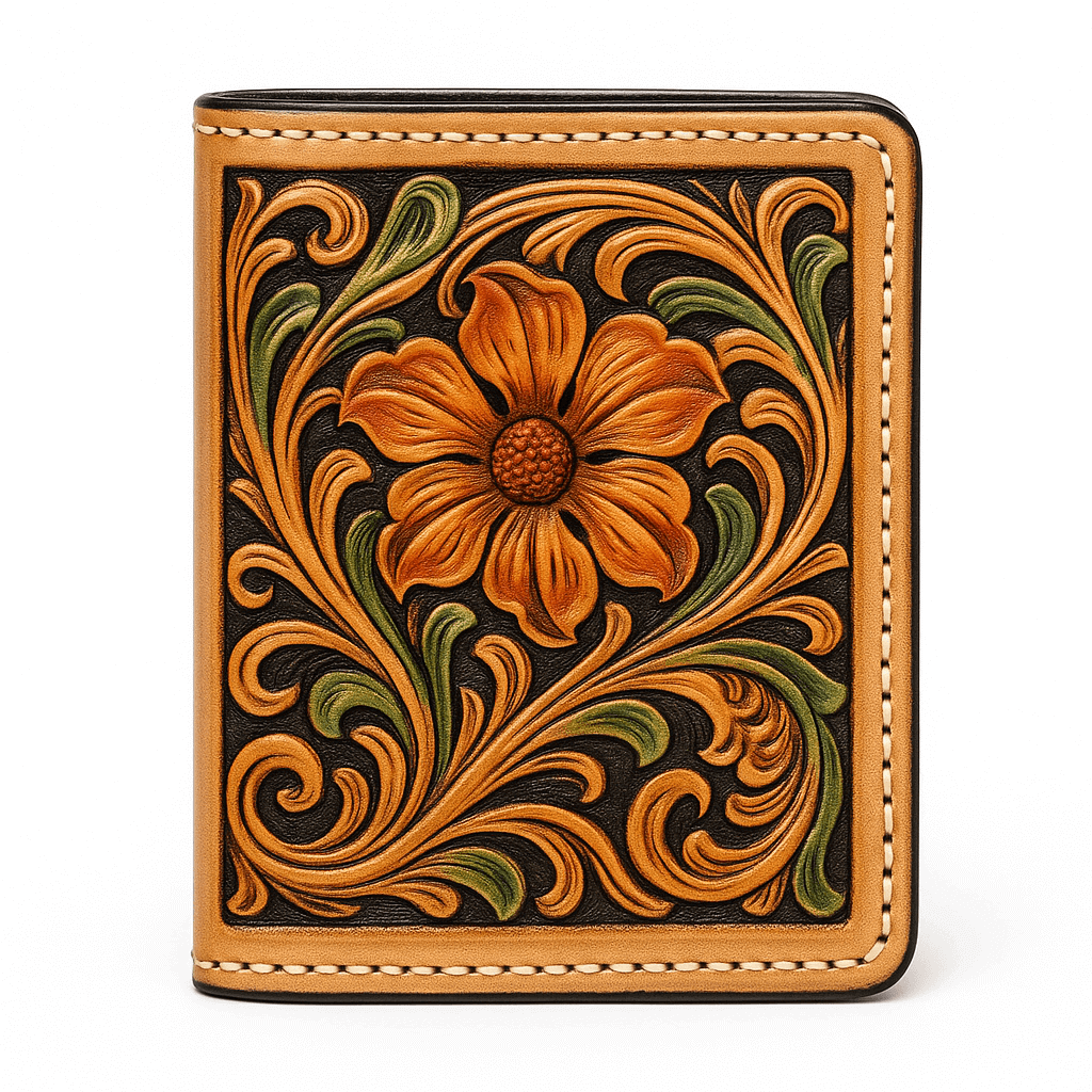 Carved Leather Wallet 4
