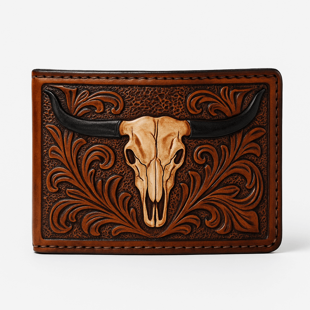 Carved Leather Wallet 7